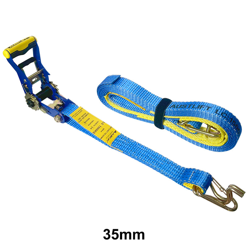 SwiftCore Ratchet Tie-Downs, 35mm x 6m, LC 1500kg