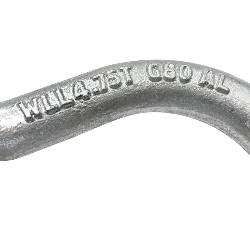 Grade 80 Frogmouth Bow Shackles - Safety Pin